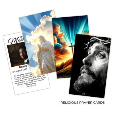 Religious Prayer Cards